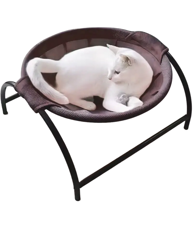Cozy Cat Hammock Bed | Elevated Design, Breathable Mesh, Easy-Clean, Supports 15lbs-0