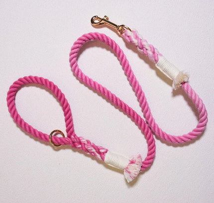 ROPE LEASH - HOT PINK-0