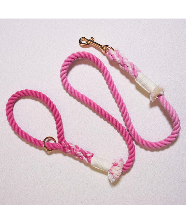 ROPE LEASH - HOT PINK-0