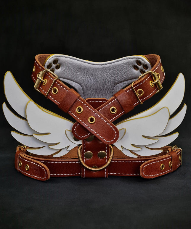 The "Hermeses" leather harness - Small to Medium Size-2