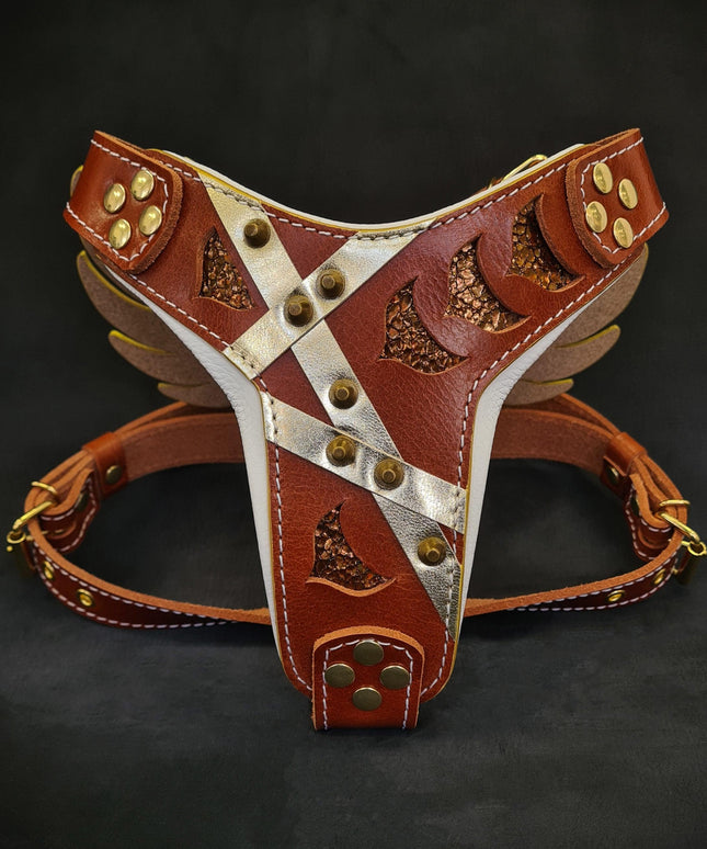 The "Hermeses" leather harness - Small to Medium Size-1