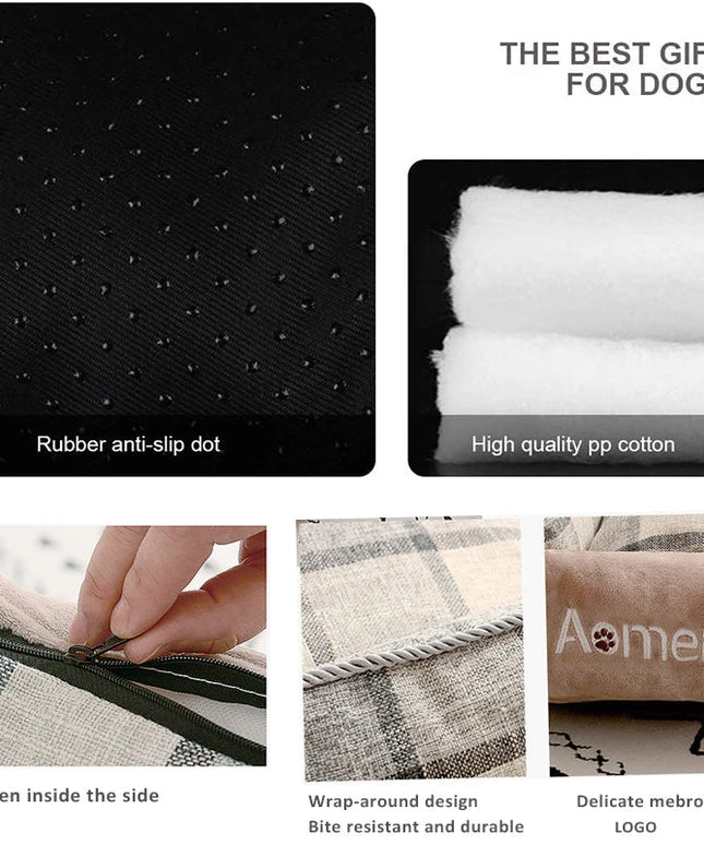 Big Dog Bed Removable Pet Sofa Bed For Small Medium Big Dogs Washable Cat House Mats Soft Pet Sleeping Beds Dog Accessories-3