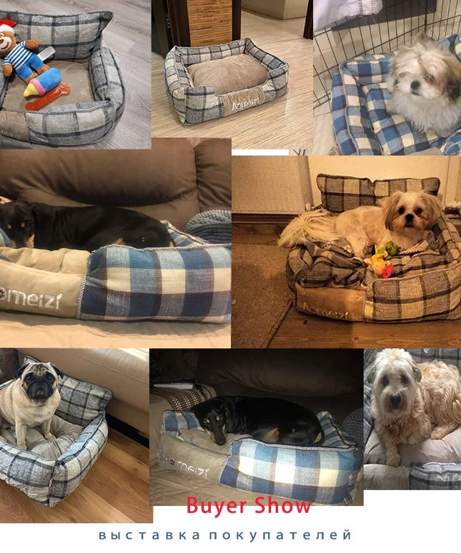 Big Dog Bed Removable Pet Sofa Bed For Small Medium Big Dogs Washable Cat House Mats Soft Pet Sleeping Beds Dog Accessories-4