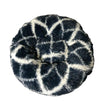 Dark blue grid / Diameter 40cm
