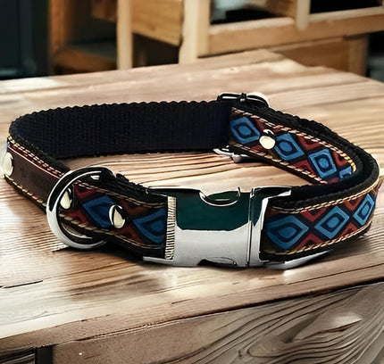 Athena's Personalised Cotton Dog Collar-0