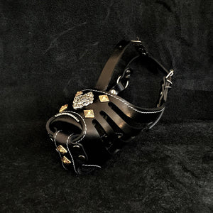'Aztec'' Basket Muzzle Black