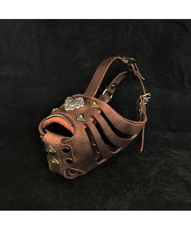 'Aztec'' Basket Muzzle Grey-0