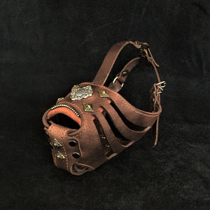 'Aztec'' Basket Muzzle Grey