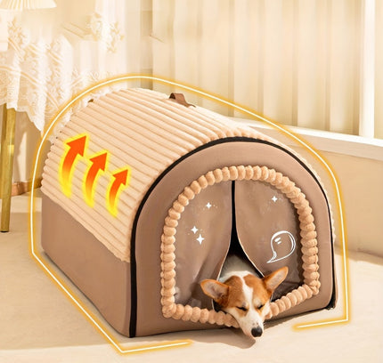 All-Season Pet Bed Kennel for Small to Large Pets-2