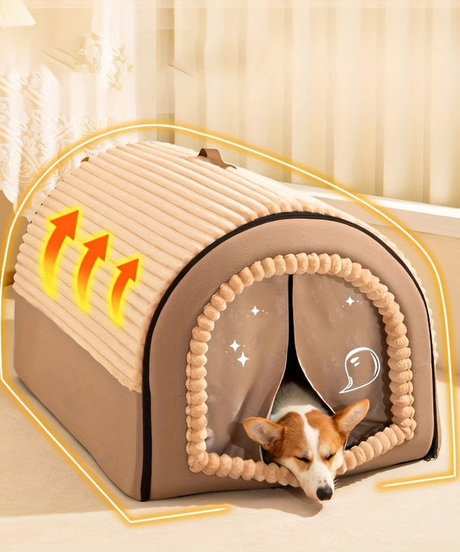 All-Season Pet Bed Kennel for Small to Large Pets-2