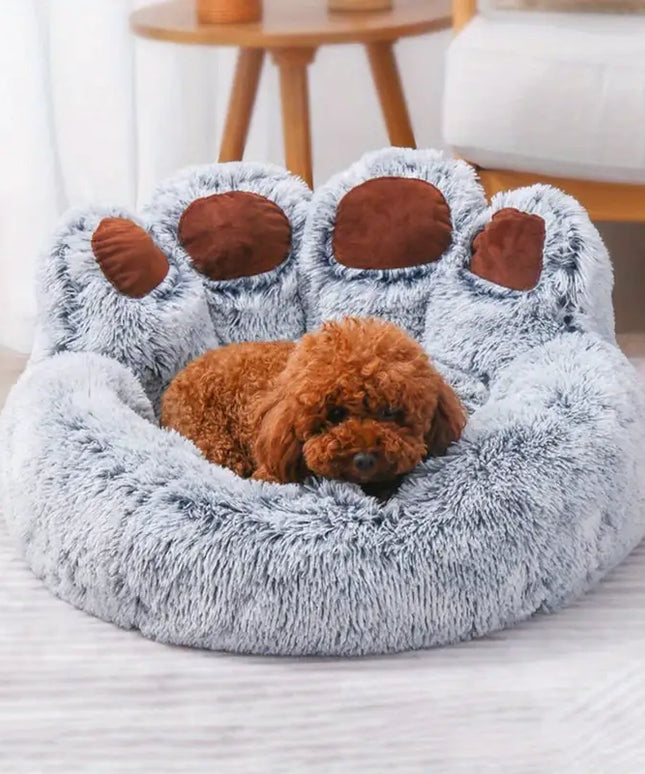 Cuddly Cute Bear Paw Shape Pet Sofa-5