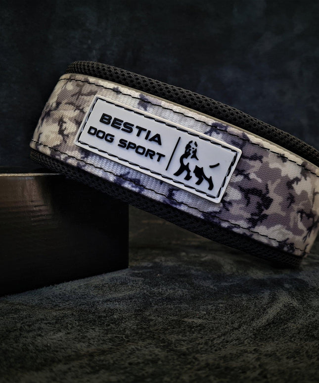 BESTIA DOG SPORT COLLAR GREY CAMO-1