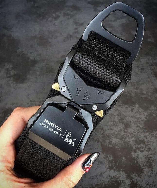 BESTIA DOG SPORT FAST RELEASE COLLAR BLACK-2