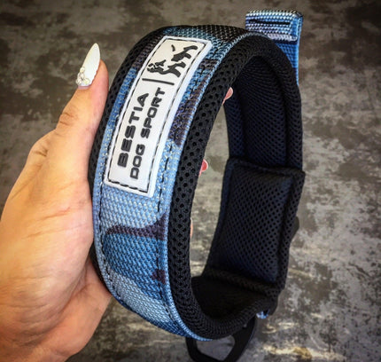 BESTIA DOG SPORT FAST RELEASE COLLAR BLUE-2