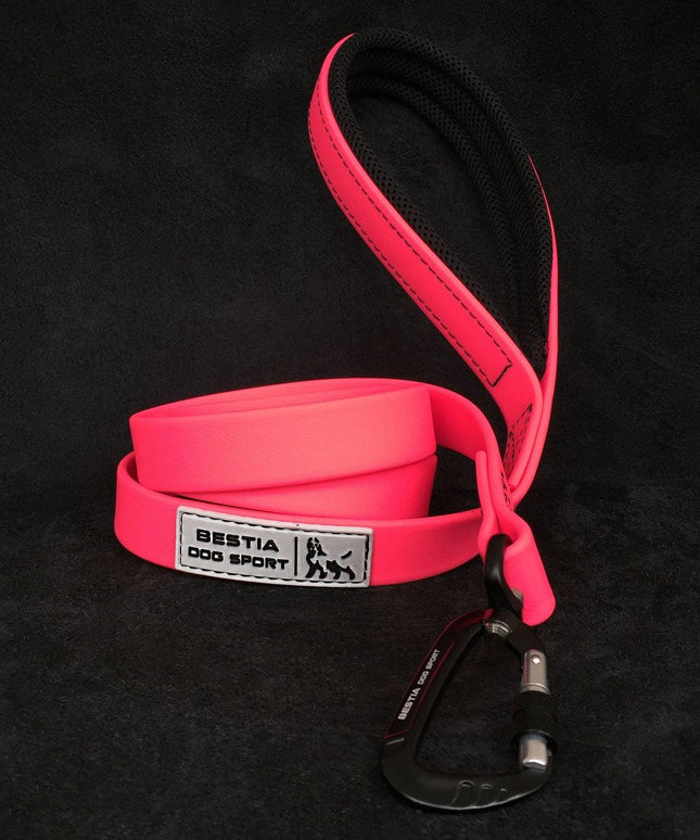 BESTIA DOG SPORT TACTICAL LEASH NEON PINK-1