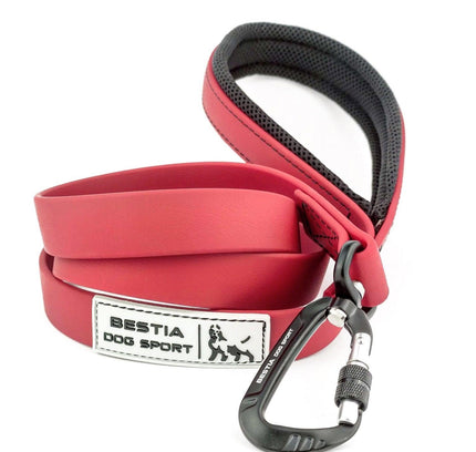 BESTIA DOG SPORT TACTICAL LEASH RED-2