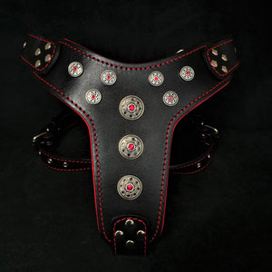 'Bijou'' harness Black & Red for big dogs