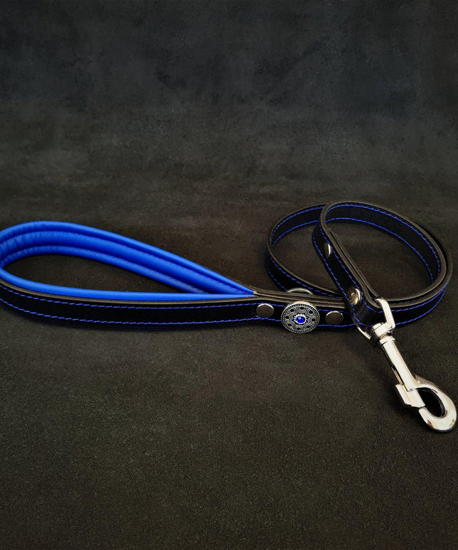 'Bijou'' harness Black & Blue for big dogs-1