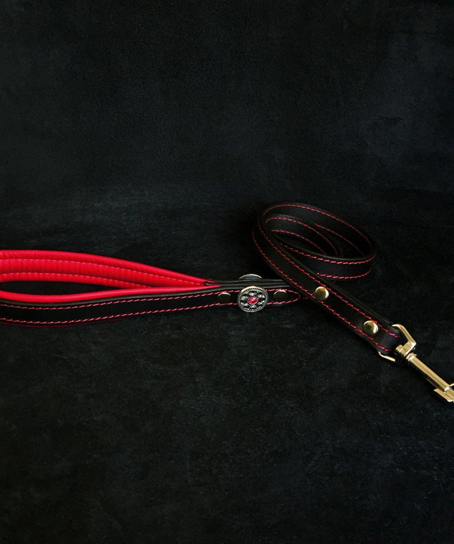 'Bijou'' harness Black & Red for big dogs-2