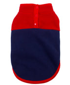 Placket Red Dark Blue