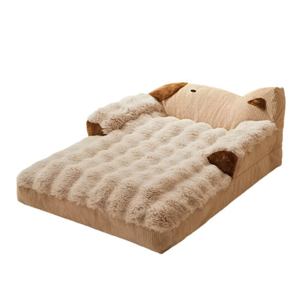 Soft Indoor Pet Couch for Dogs and Cats-0