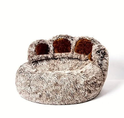 Cuddly Cute Bear Paw Shape Pet Sofa-0