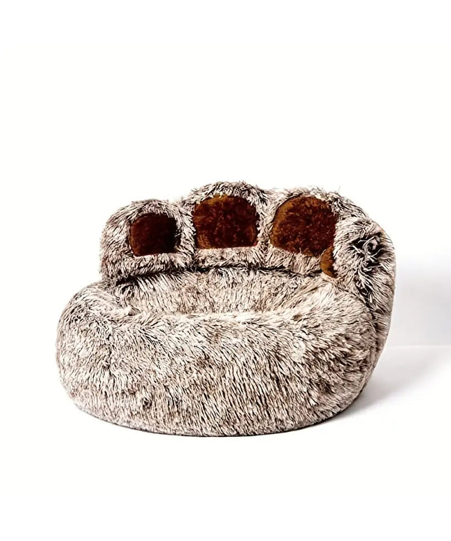 Cuddly Cute Bear Paw Shape Pet Sofa-0