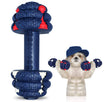 Round Dumbbells Navy Blue / Large
