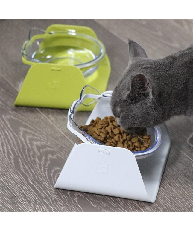 Cat Bowls Dogs Feeders Cats Feeding Bowl With Raised Stand For Cats Double Bowl Cats Food Bowls Water Bowls Pet Supplies-0