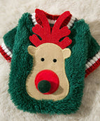 Green Elk♠Fluffy Jacket