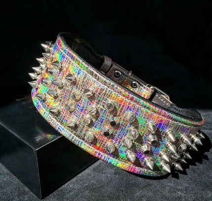 'Chameleon'' LIMITED big dog collar-0