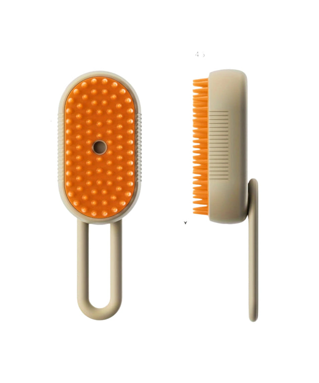 3-in-1 Rechargeable Steam Pet Brush for Cats & Dogs-0