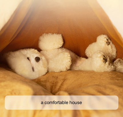 Cartoon Reindeer Pet Tent Dog Cat House-1