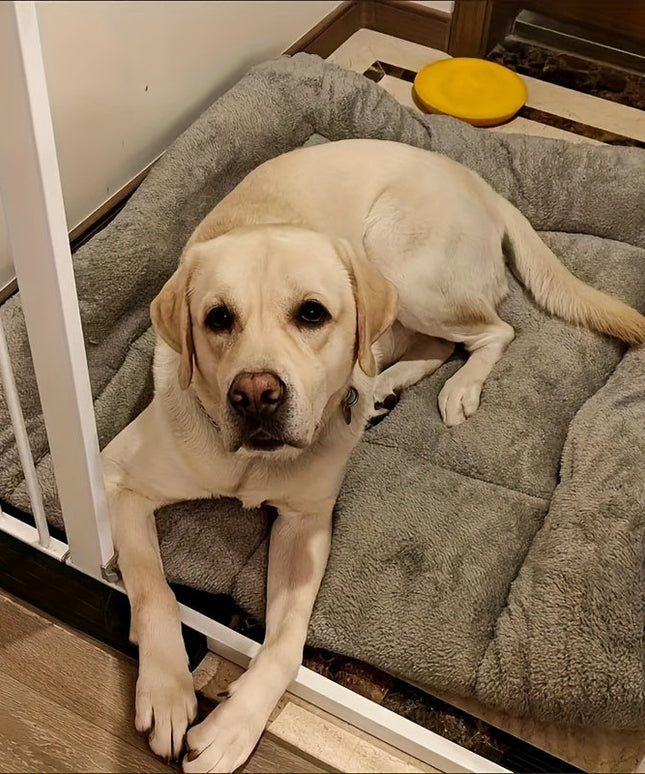 Extra-Large Plush Dog Sofa Bed with Non-Slip Base-2