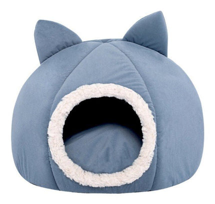 Detachable Soft Kennel Cat Bed Breathable Cat Pet Cave House Sleeping Bag Mat Pad Tent Pets Winter Warm Cozy Beds 11 Colors-10