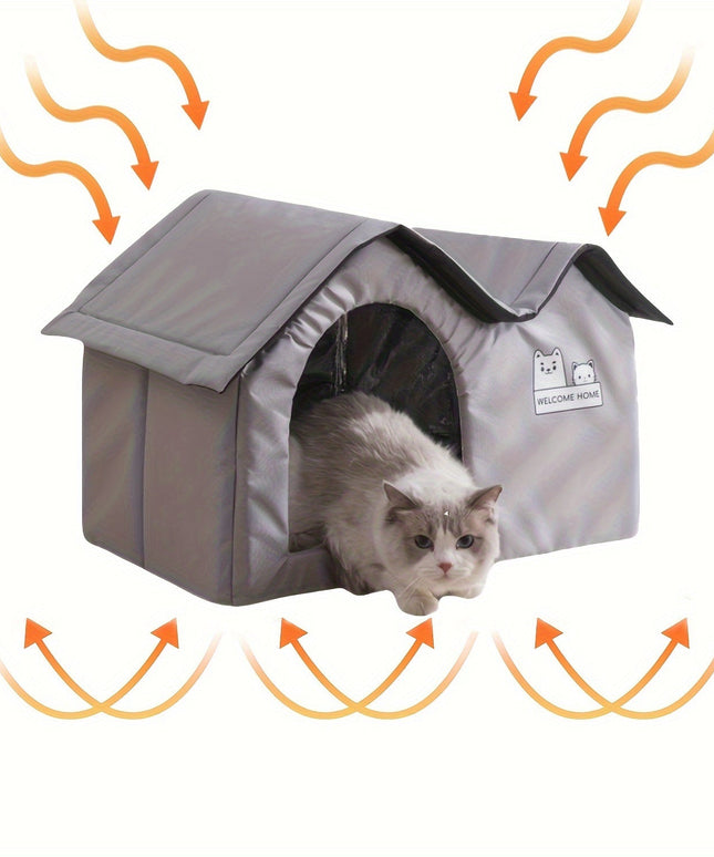 Cat Dog Bed House for All-Season Comfort Shelter
