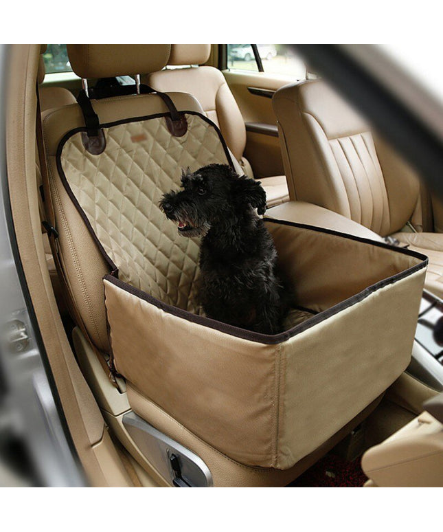 Dog Car Front Seat Cover Protector 2 in 1 Carrier for Dogs Folding Cat Car Booster Seat Cover Anti-Slip Pet Car Carrier Suppiles-0