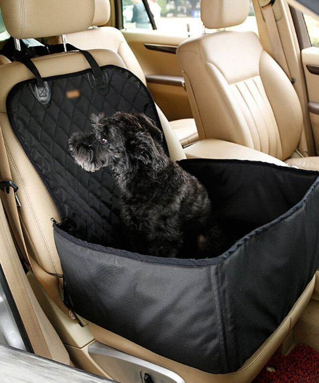 Dog Car Front Seat Cover Protector 2 in 1 Carrier for Dogs Folding Cat Car Booster Seat Cover Anti-Slip Pet Car Carrier Suppiles-1
