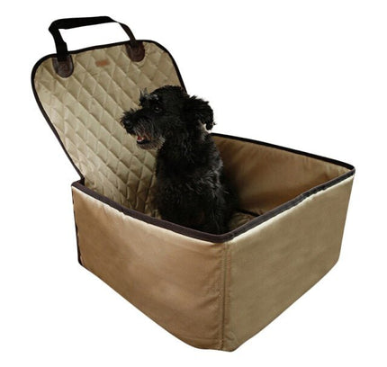 Dog Car Front Seat Cover Protector 2 in 1 Carrier for Dogs Folding Cat Car Booster Seat Cover Anti-Slip Pet Car Carrier Suppiles-2