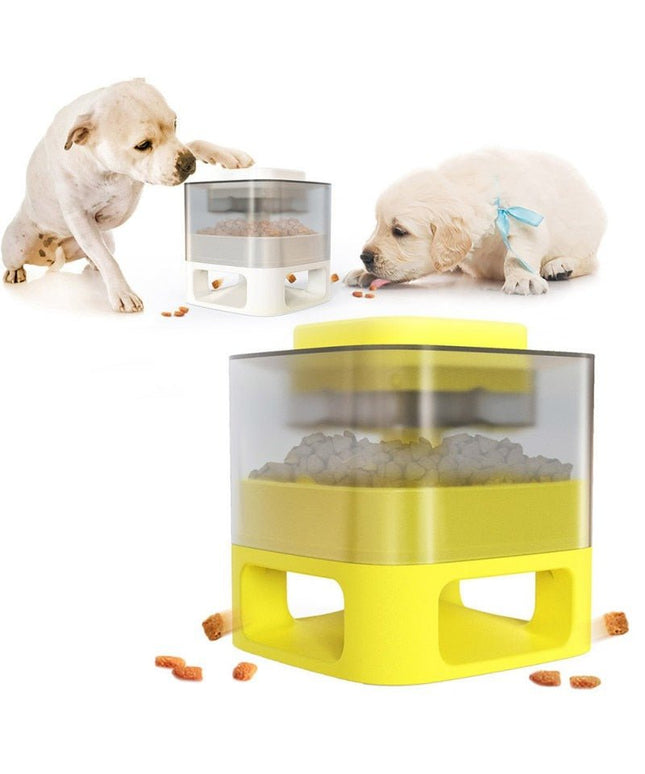 Dog Cat Feeding Bowls Dog Water Dispenser Eat Slow Dog Bowl Slow Feeder Puzzle Catapult Toys Pet Supplies-0