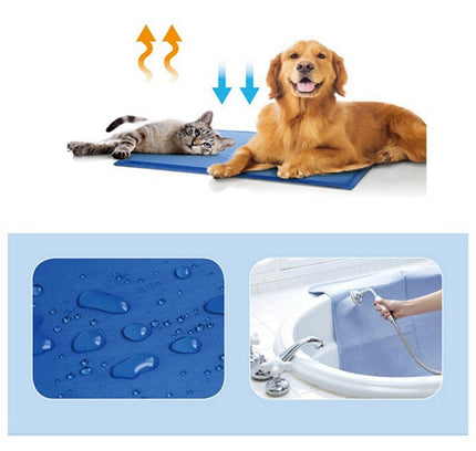 Dog Mat Cooling Summer Pad Mat For Dogs Cat Blanket Breathable Pet Dog Bed Washable For Small Medium Large Dogs Car-4