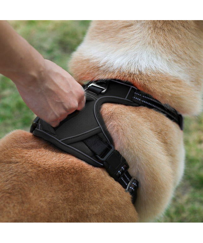 Dog Soft Adjustable Harness Pet Large Dog Walk Out Harness Vest Collar Hand Strap for Small Medium Large Dogs-0