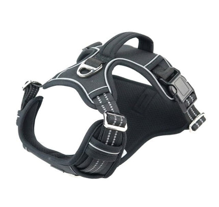 Dog Soft Adjustable Harness Pet Large Dog Walk Out Harness Vest Collar Hand Strap for Small Medium Large Dogs-5