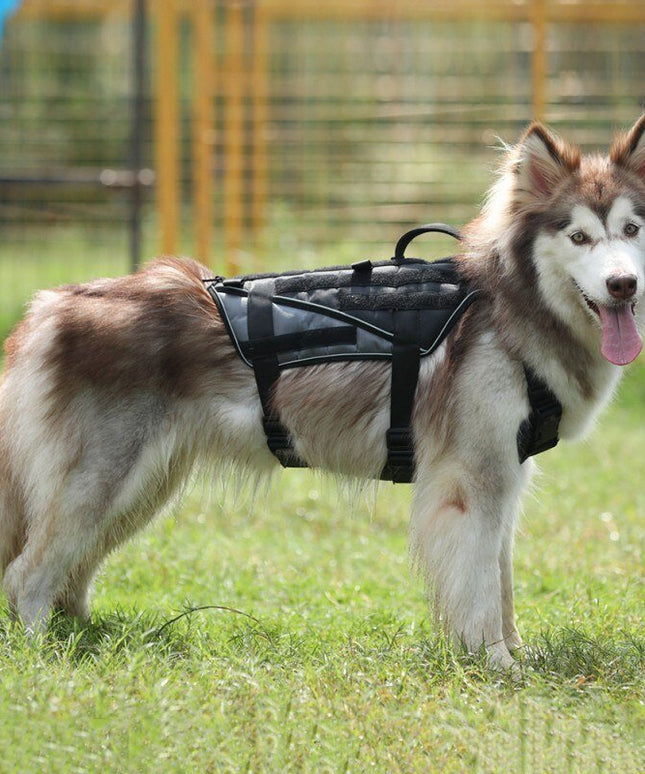 Durable Dog Harness Tactical Military Dog Vest No Pull Pet Training Harnesses Vest for Medium Large Dogs M L XL-4