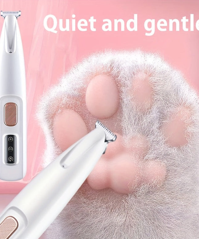 Pet Grooming Clippers with LED Light Support-1