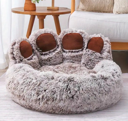 Cuddly Cute Bear Paw Shape Pet Sofa-4