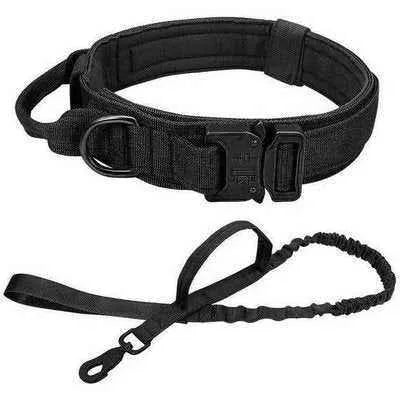 Elite Guardian Military Dog Collar & Bungee Leash Set-6