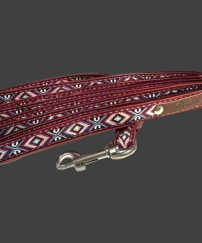 Engraved Charm Cotton Dog Collar by No.29s-2