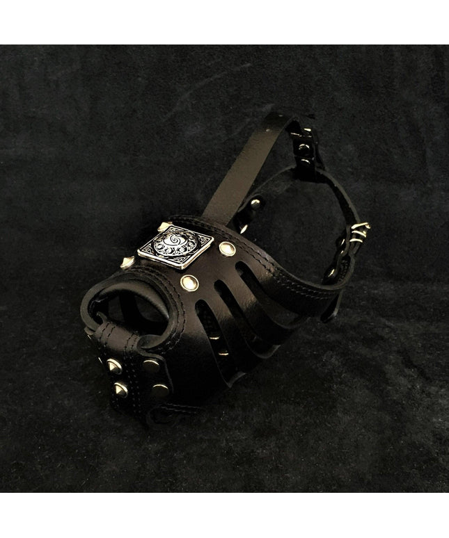 'Eros'' Basket Muzzle All Black-0