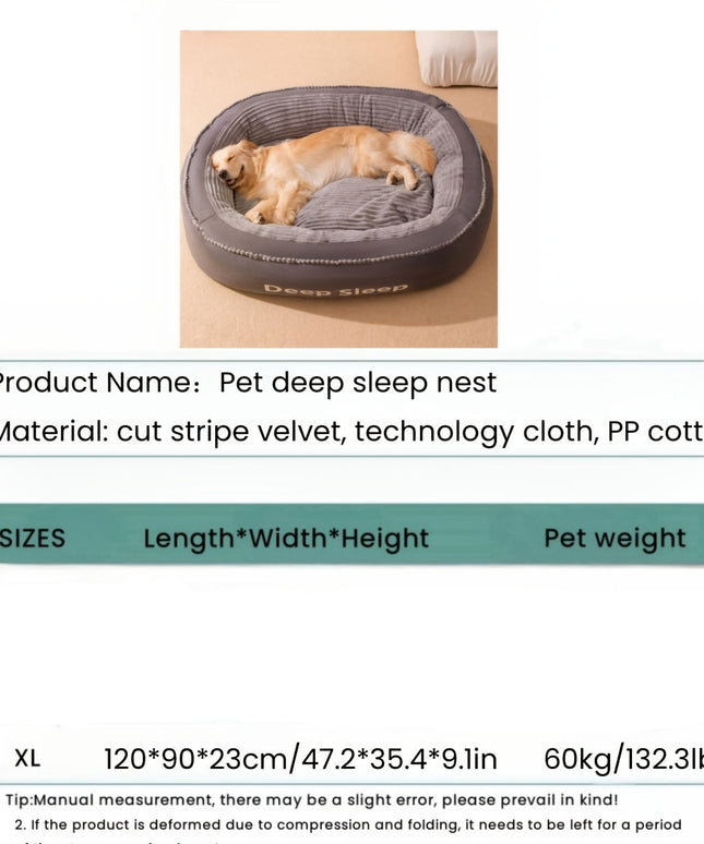 Dog Bed Cushion with Soft, Warm & Durable-3